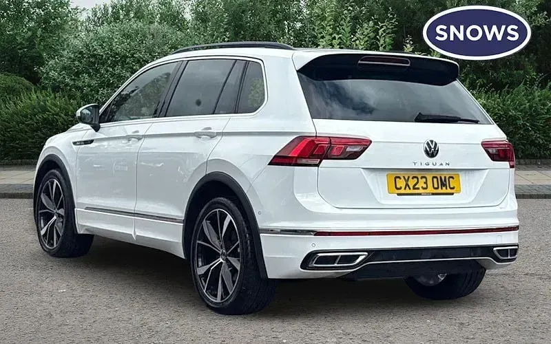 Used VW Tiguan R-line 150 HP (110 kW) 2023 White SUV