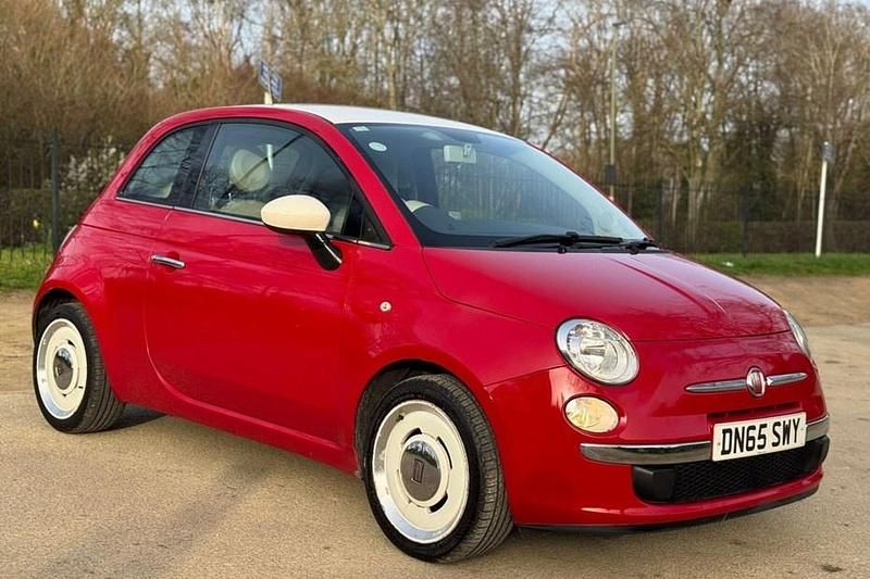 Used Fiat 500 69 HP (50 kW) 2015 Red Hatchback