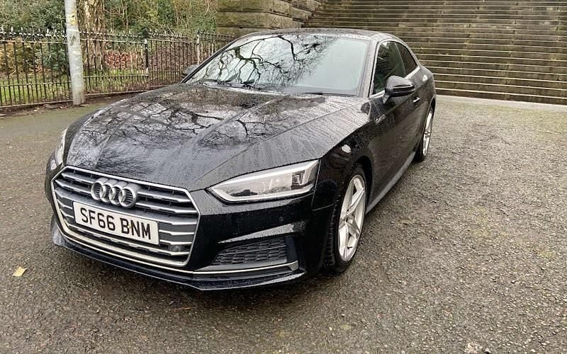 Used Audi A5 S-Line 190 HP (139 kW) 2017 Black Coupe