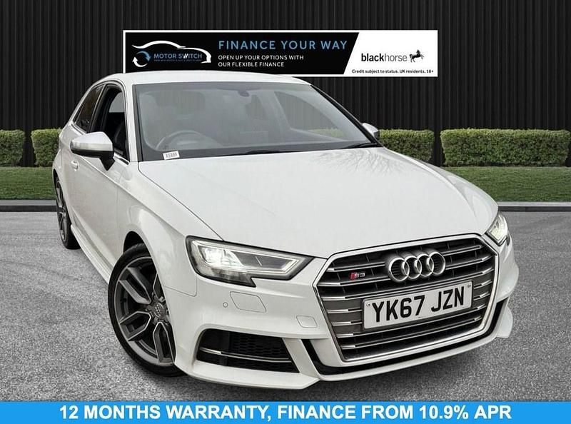 White Used 2017 Audi S3 Sportback Comfort Hatchback | £15,295 (Fair price) - Image 1/3
