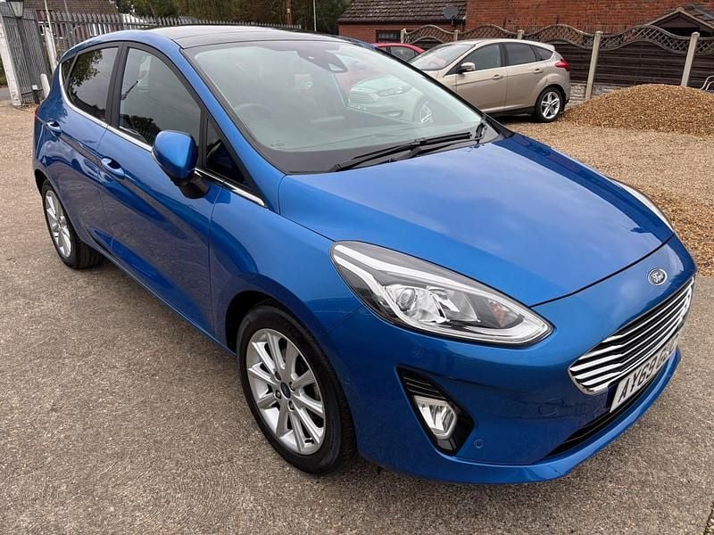 Blue Used 2019 Ford Fiesta Titanium Hatchback | £10,995 (Fair price) - Image 1/4