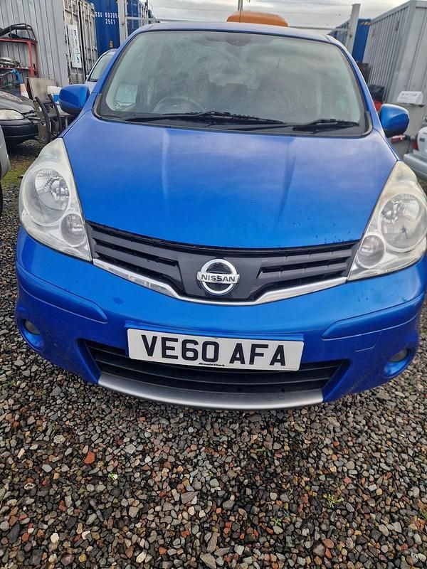 Used Nissan Note N-TEC 90 HP (66 kW) 2010 Blue MPV