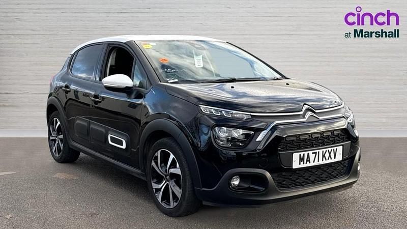 Used Citroën C3 PureTech 83 HP (61 kW) 2021 Black Hatchback