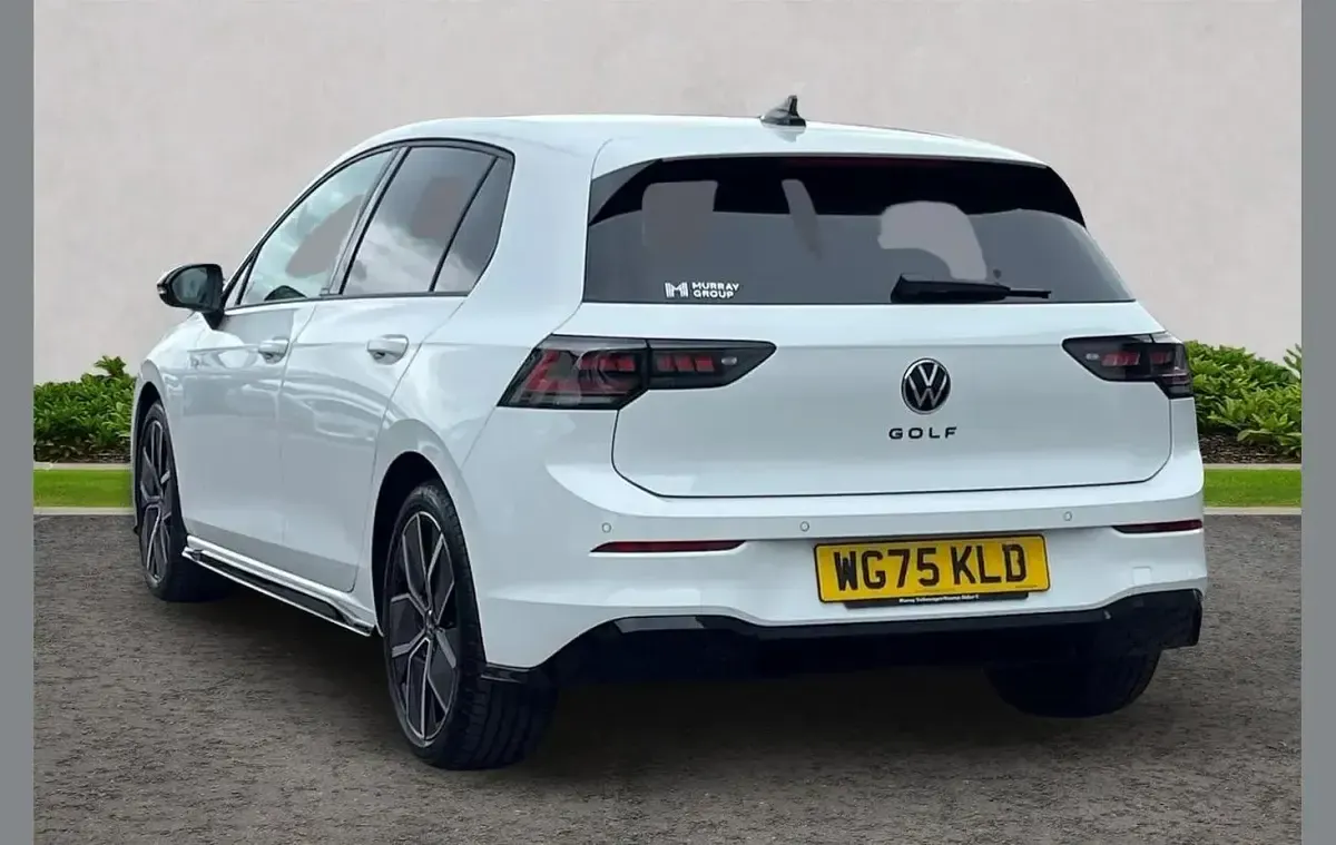 Used VW Golf VIII Black Edition 150 HP (110 kW) 2025 White Hatchback