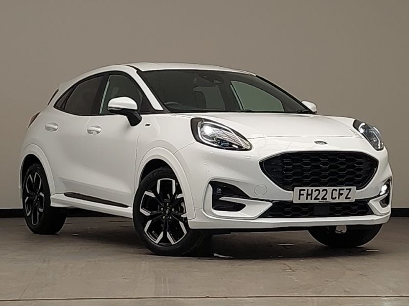 White Used 2022 Ford Puma ST-Line X Hatchback | £18,798 (Fair price) - Image 1/4