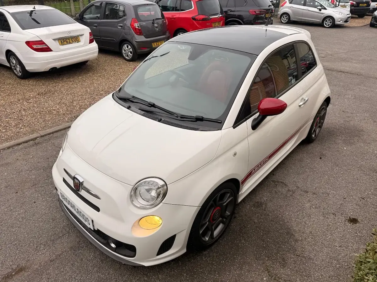Used Abarth 500 135 HP (99 kW) 2009 White Hatchback