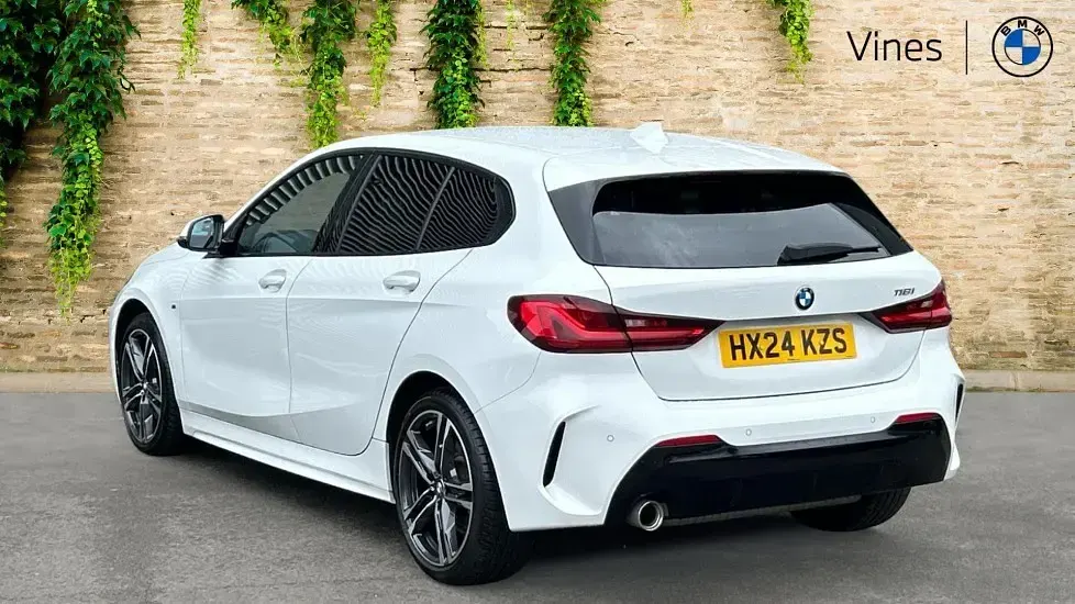 Used BMW 118 M Sport 136 HP (100 kW) 2024 White Hatchback