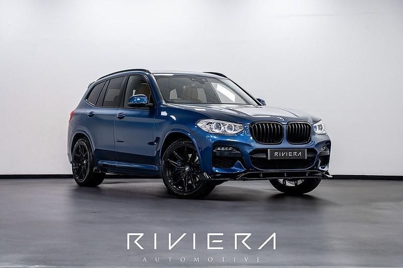 Blue Used 2021 BMW X3 M Sport SUV | £33,995 (Good price) - Image 1/4