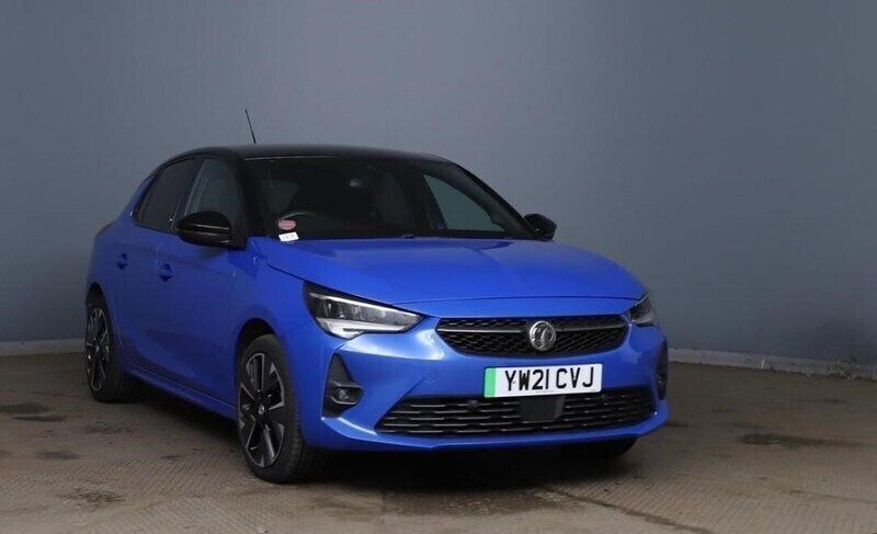 Blue Used 2021 Vauxhall Corsa-e SRi Hatchback | £10,250 (Good price) - Image 1/2