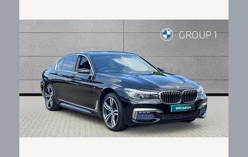 Black Used 2018 BMW 740 M Sport Sedan | £22,650 (Fair price) - Image 1/4