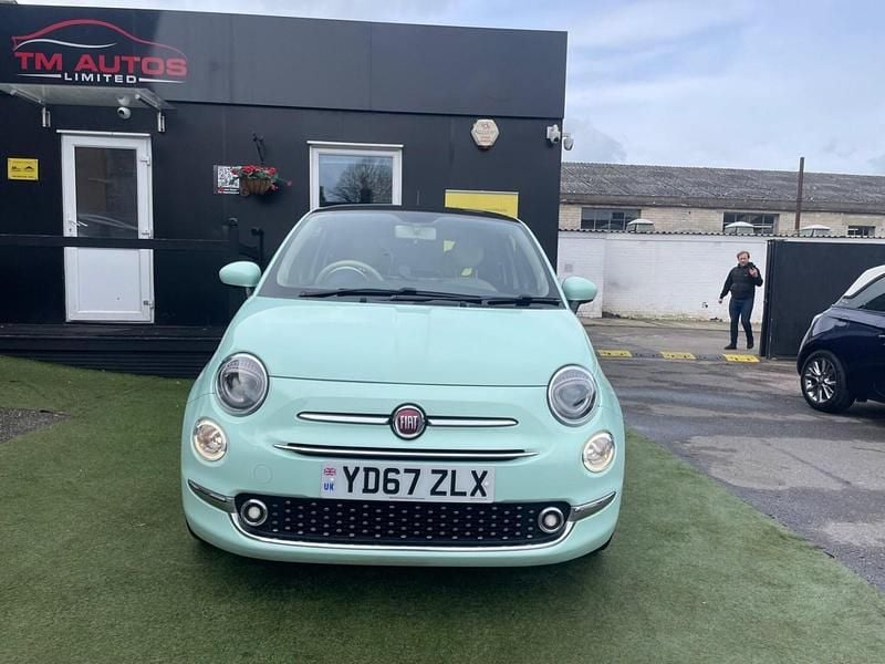 Used Fiat 500 Lounge 69 HP (50 kW) 2017 Green Hatchback