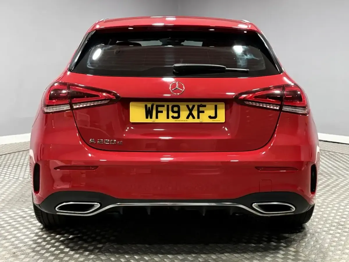 Used Mercedes A220 AMG Line Premium 190 HP (139 kW) 2019 Red Hatchback