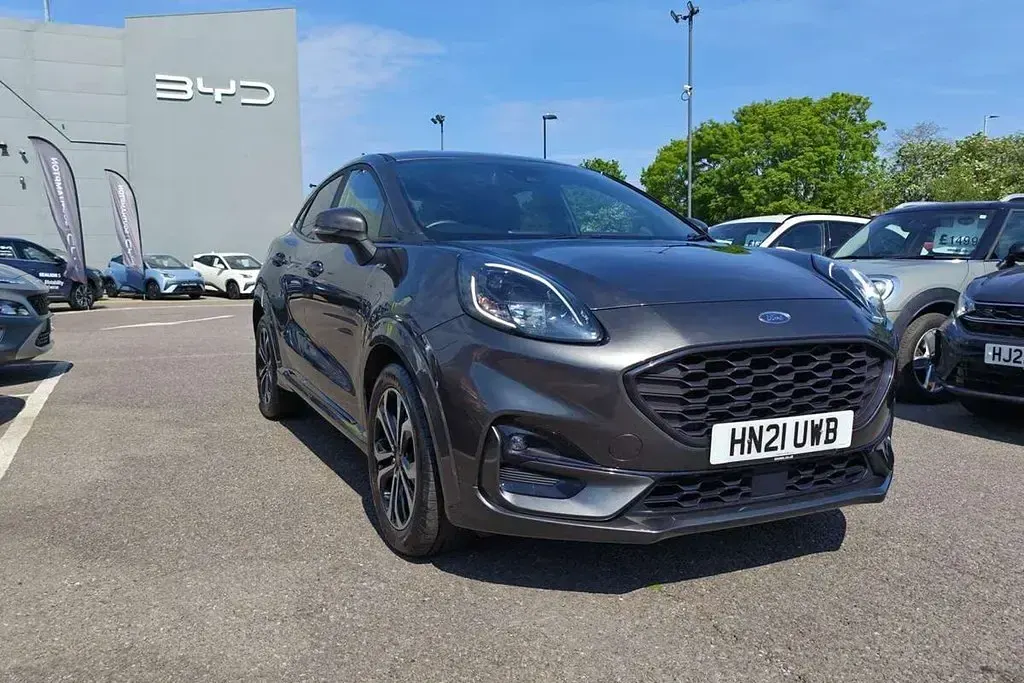 Used Ford Puma ST-Line 123 HP (90 kW) 2021 Grey SUV