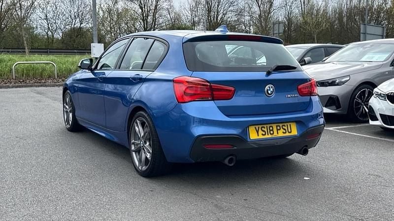 Used BMW M140 M Sport 335 HP (246 kW) 2018 Blue Hatchback