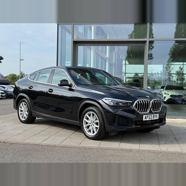 Black sapphire metallic paint Used 2022 BMW X6 Sport Line SUV | £39,000 (Super price) - Image 1/4
