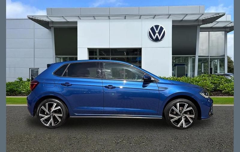 Used VW Polo R-line 110 HP (80 kW) 2022 Blue Hatchback