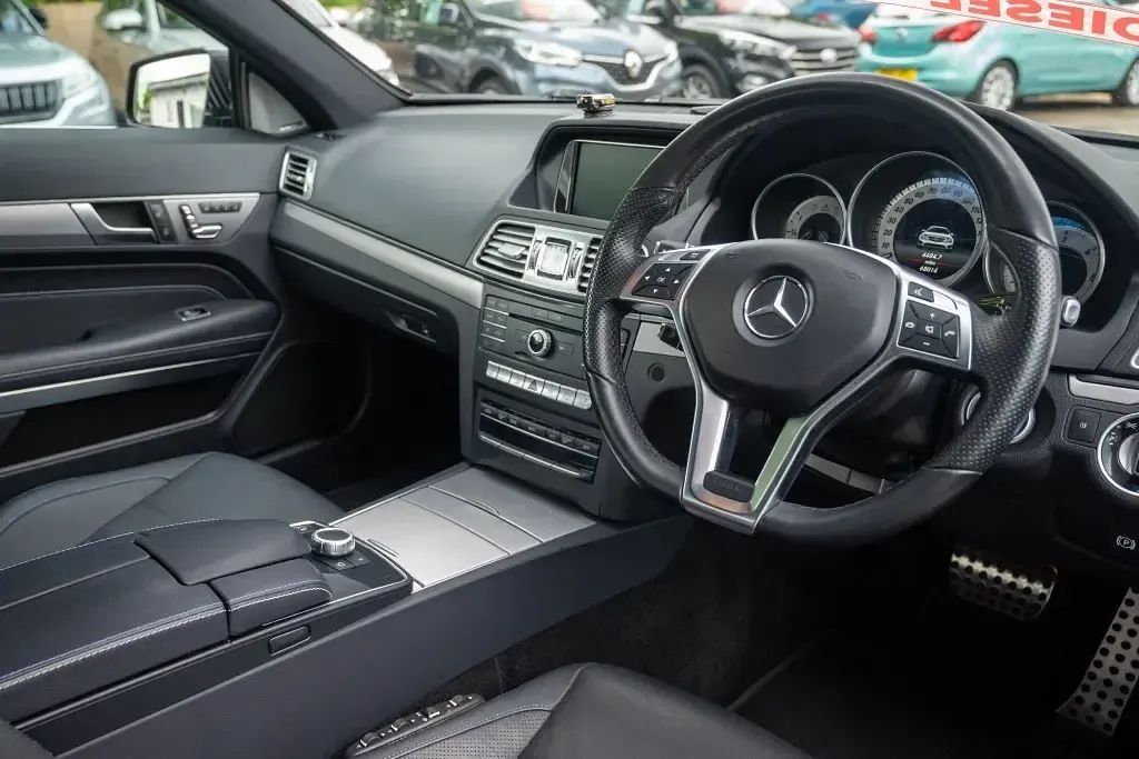 Used Mercedes E350 AMG line 2017 Black Coupe