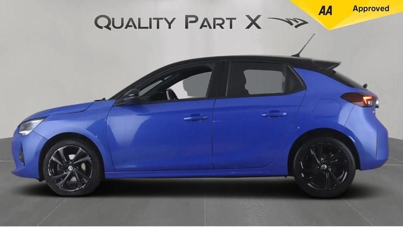 Used Vauxhall Corsa SRi 100 HP (73 kW) 2020 Blue Hatchback