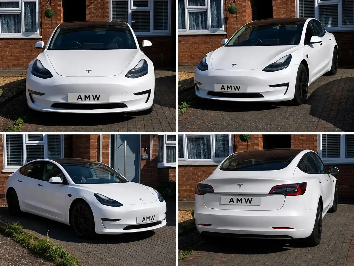 Used Tesla Model 3 Long Range AWD 366 kW (498 HP) 2020 White Sedan