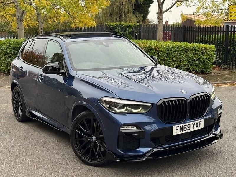 Blue Used 2019 BMW X5 M Sport SUV | £35,000 (Fair price) - Image 1/4