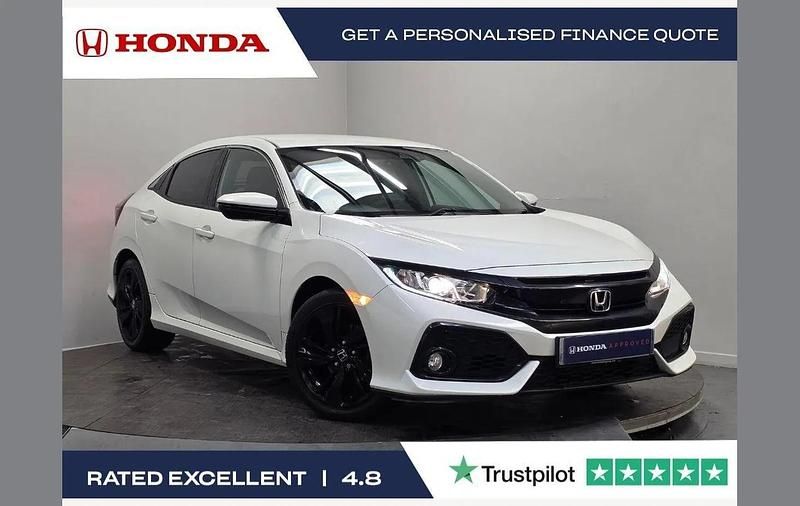 White Used 2019 Honda Civic SR Hatchback | £11,965 (Fair price) - Image 1/4