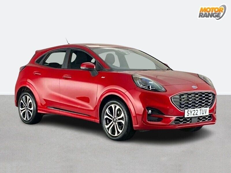 Red Used 2022 Ford Puma ST-Line Hatchback | £15,795 (Good price) - Image 1/4