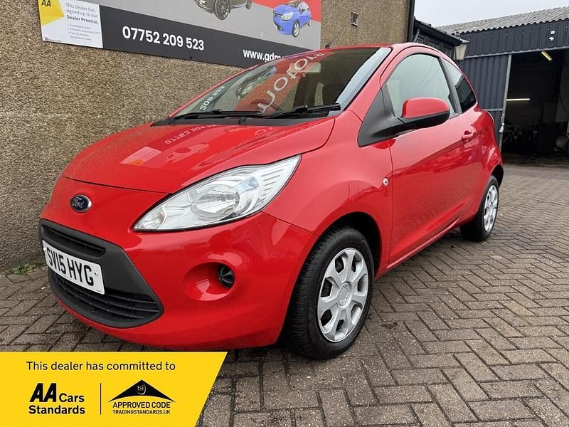 Red Used 2015 Ford Ka S Hatchback | £2,955 (Fair price) - Image 1/4