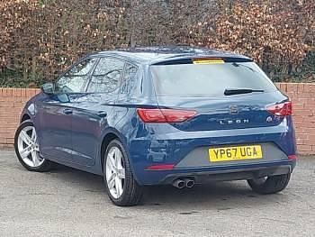 Used Seat Leon FR 125 HP (91 kW) 2017 Blue Hatchback