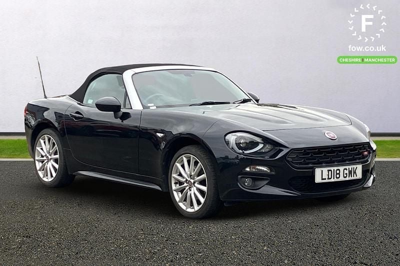 Black Used 2018 Fiat 124 Spider Lusso Plus Cabriolet | £13,799 (Fair price) - Image 1/3
