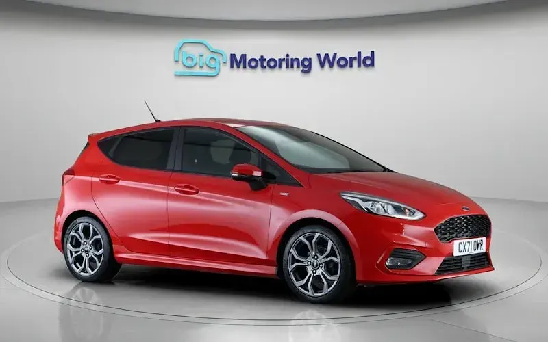 Used Ford Fiesta ST-Line 125 HP (91 kW) 2021 Red Hatchback