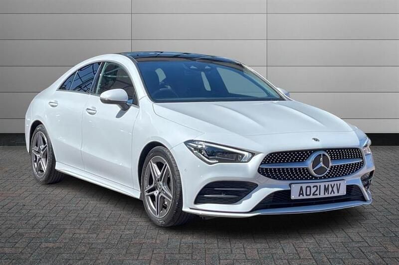 White Used 2021 Mercedes CLA200 AMG Line Premium Plus Sedan | £26,550 (A bit pricey) - Image 1/4