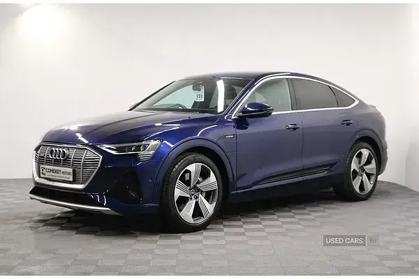 Usado Audi e-tron S-Line 300 kW (408 HP) 2023 Azul SUV