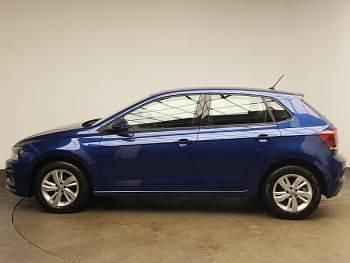 Used VW Polo SE 75 HP (55 kW) 2018 Blue Hatchback