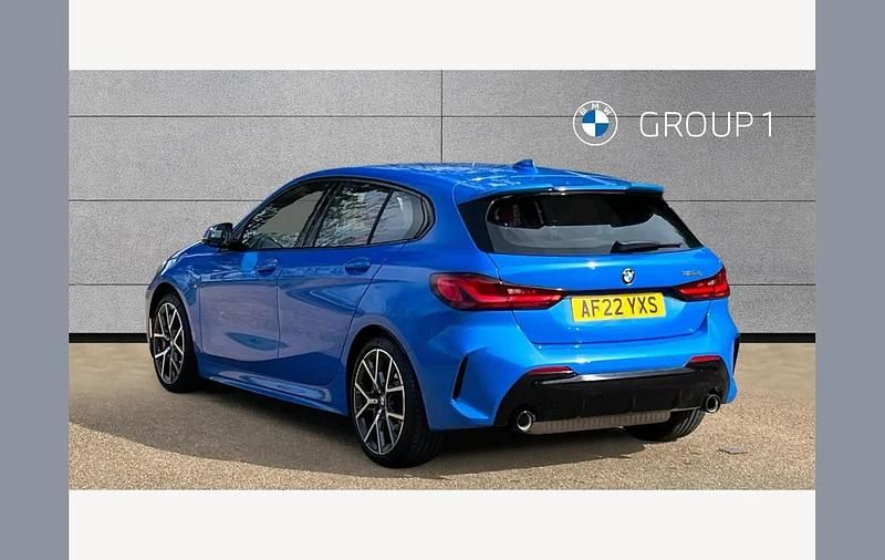 Used BMW 128 Shadowline 265 HP (194 kW) 2022 Blue Hatchback