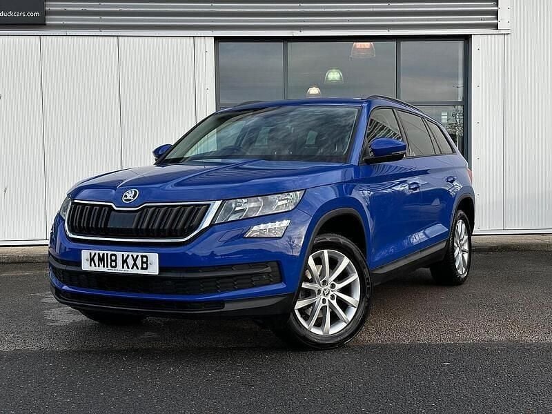 Used Skoda Kodiaq SE 150 HP (110 kW) 2018 Blue SUV