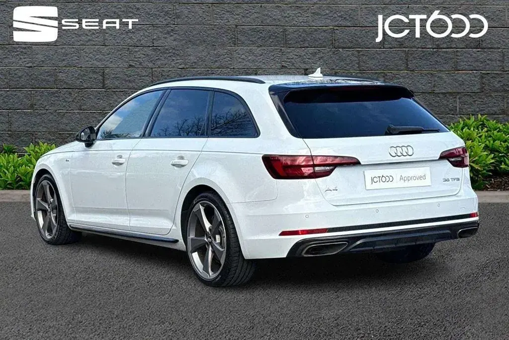 Used Audi A4 Black Edition 147 HP (108 kW) 2019 White Estate