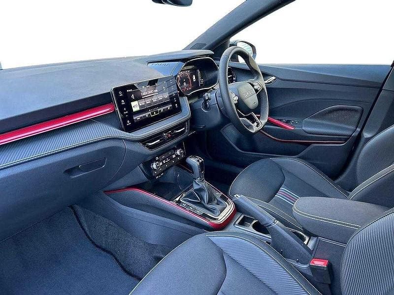 Used Skoda Fabia Monte Carlo 147 HP (108 kW) 2025 Velvet red metallic black magic pearl effect Hatchback