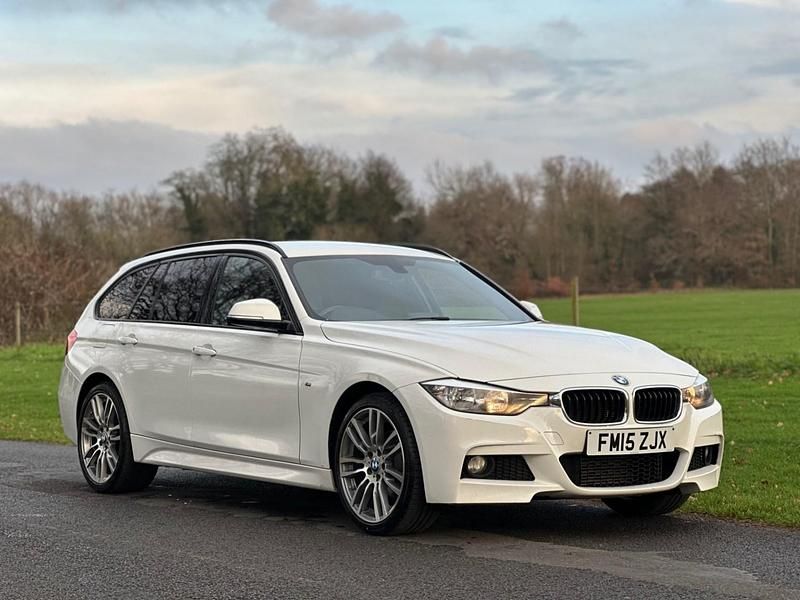 White Used 2015 BMW 320 M Sport Estate | £5,590 - Image 1/4
