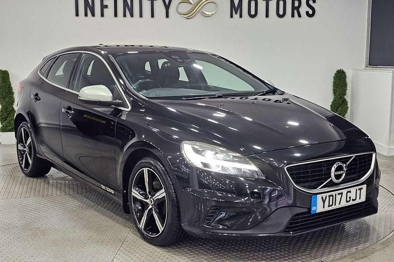 Black Used 2017 Volvo V40 R-Design Hatchback | £9,800 (Fair price) - Image 1/1