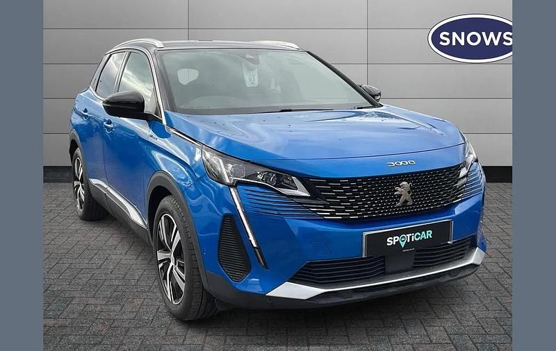 Blue Used 2022 Peugeot 3008 Premium SUV | £18,469 - Image 1/4