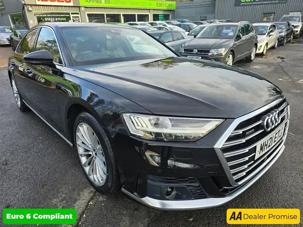 Used Audi A8 S-Line 286 HP (210 kW) 2021 Black Sedan
