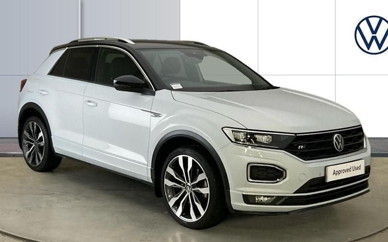 Silver Used 2021 VW T-Roc R-line SUV | £19,788 (Fair price) - Image 1/4