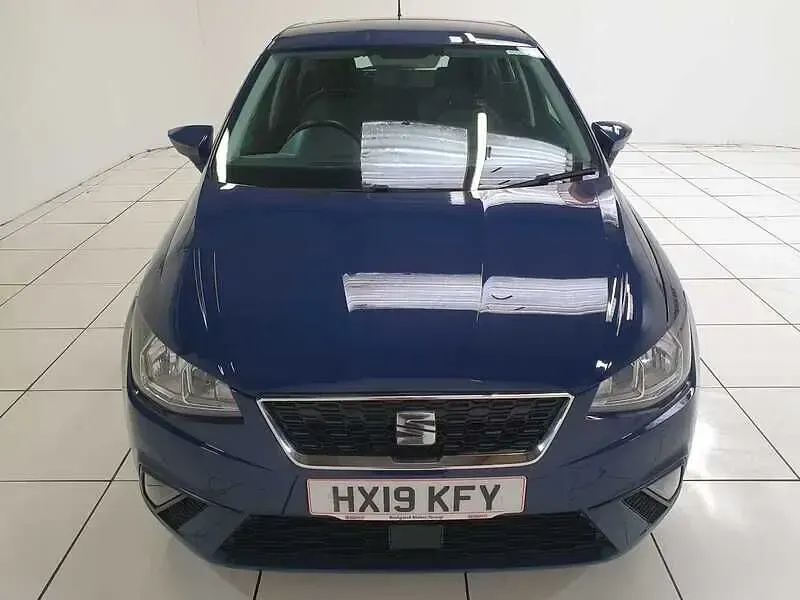 Used Seat Ibiza SE Technology 80 HP (58 kW) 2019 Blue Hatchback