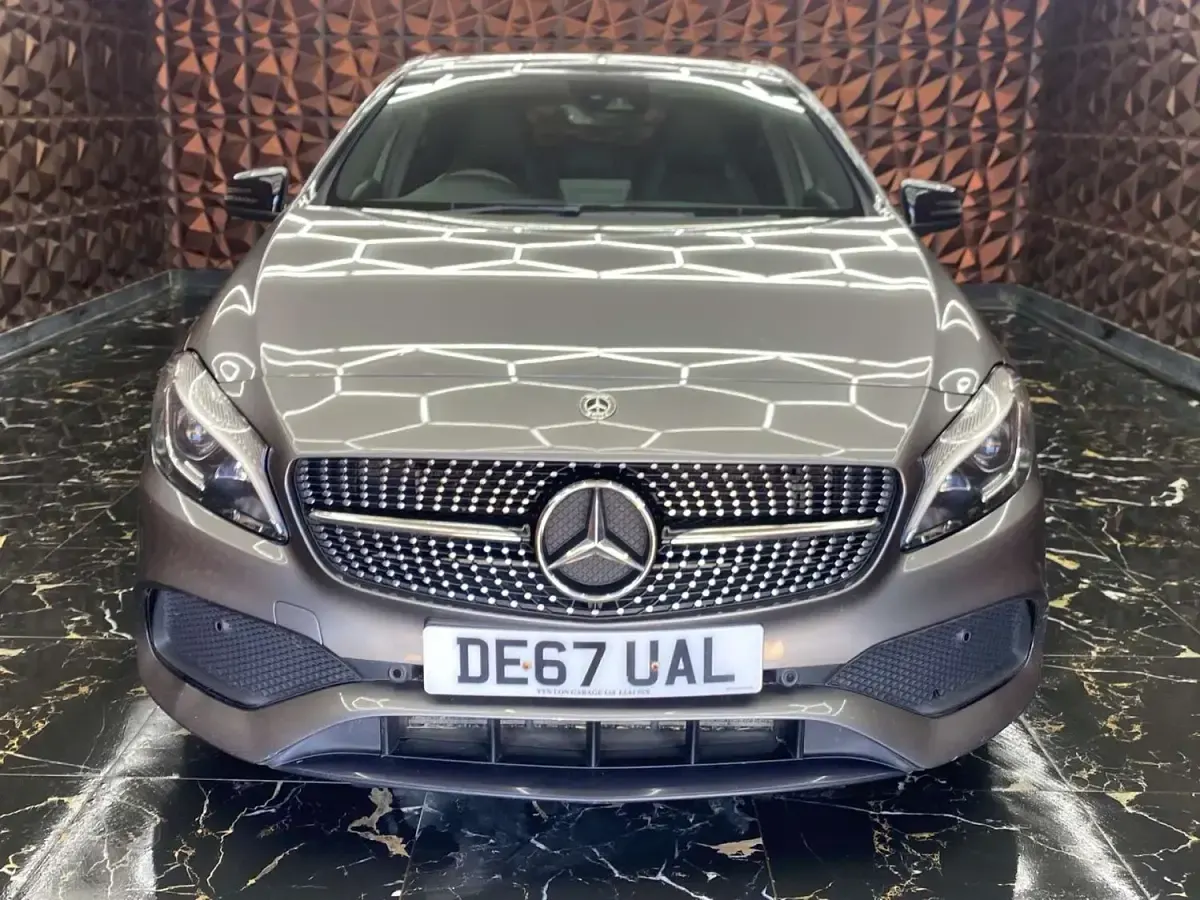 Used Mercedes A200 AMG Line Premium 136 HP (100 kW) 2017 Grey Hatchback