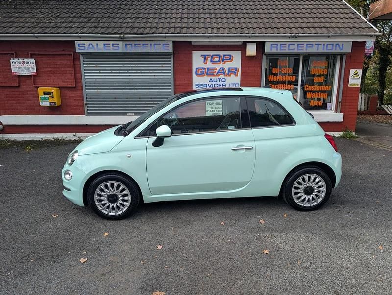Used Fiat 500 Lounge 69 HP (50 kW) 2018 Green Hatchback