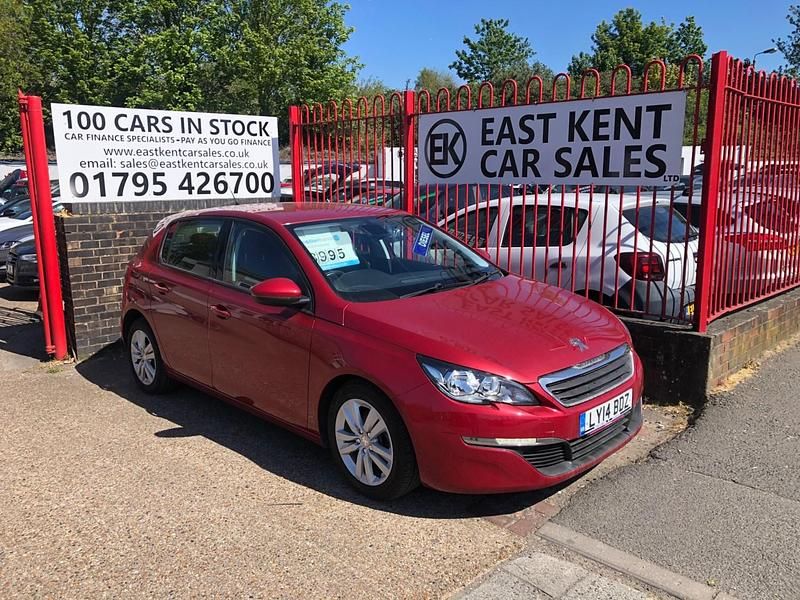 Usado Peugeot 308 Active 100 HP (73 kW) 2014 Vermelho Citadino