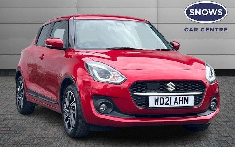 Red Used 2021 Suzuki Swift SZ5 Hatchback | £13,226 (Good price) - Image 1/4