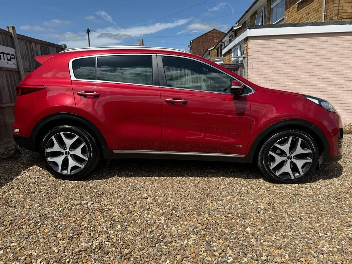 Used Kia Sportage GT-Line 134 HP (98 kW) 2016 Red SUV