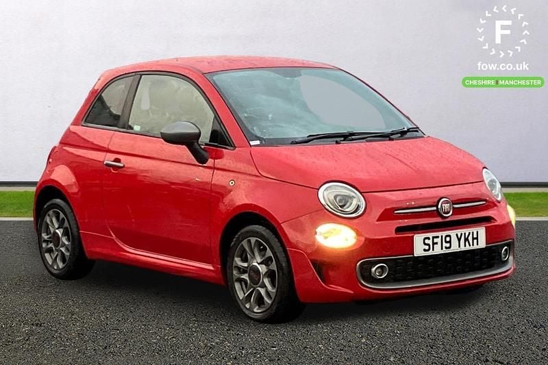 Red Used 2019 Fiat 500 S Hatchback | £7,599 (Fair price) - Image 1/3