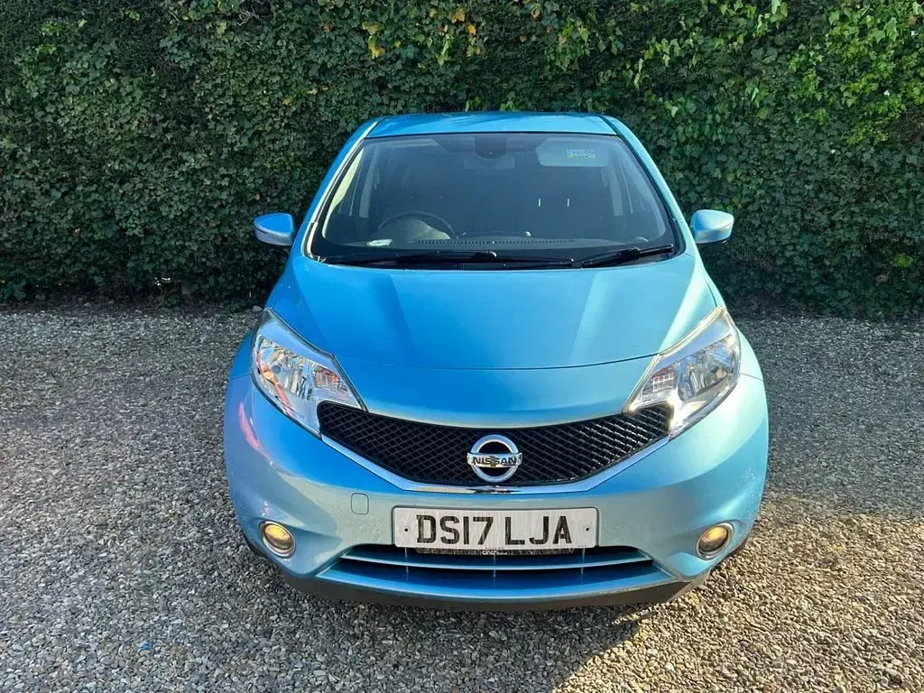 Used Nissan Note S 90 HP (66 kW) 2017 Blue Hatchback
